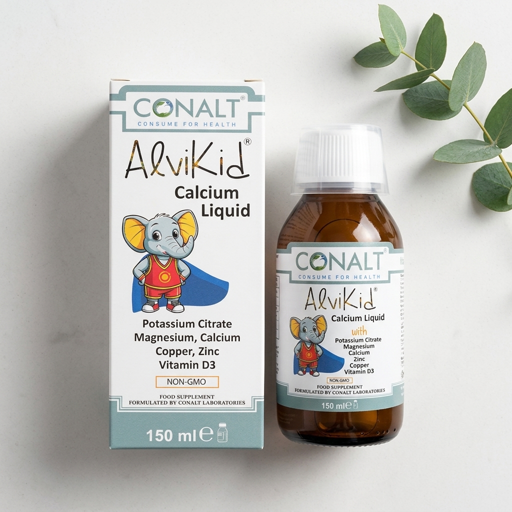 كونالت الفيكيد كالسيوم شراب للأطفال - مكمل غذائي لتعزيز صحة العظام والنمو (150 مل) - الصورة 2