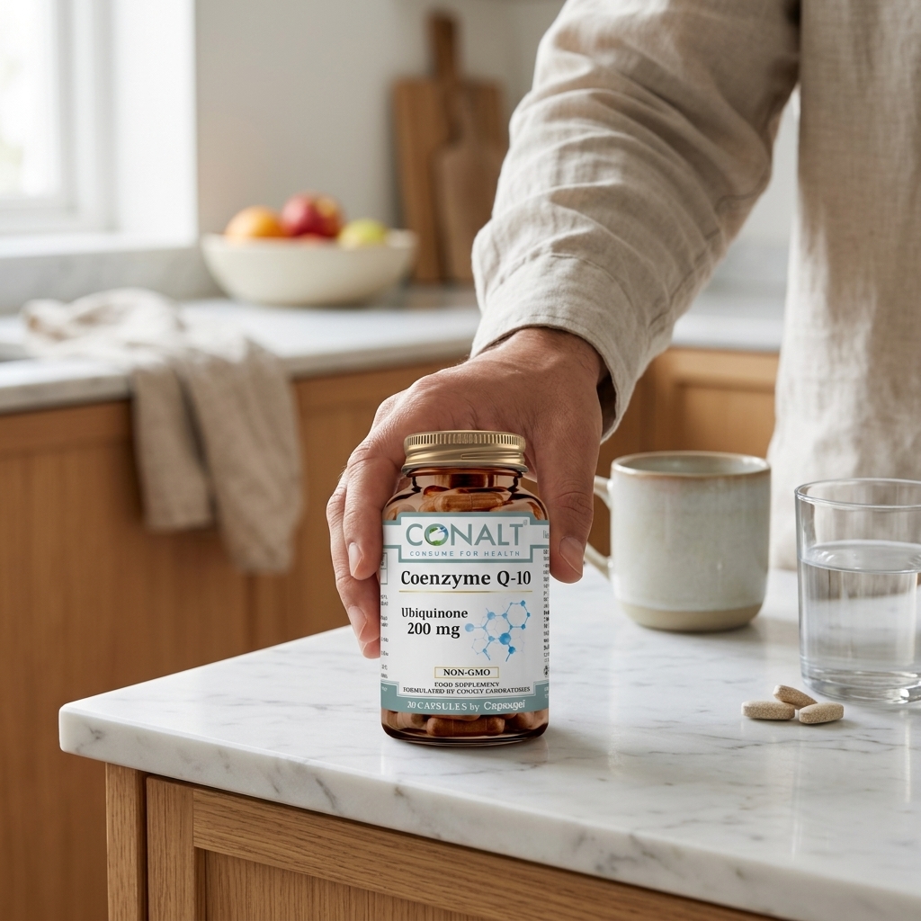 كونالت كوإنزيم كيو 10 (Conalt Coenzyme Q10) 200 ملغ – يوبيكوينون عالي التركيز لصحة القلب والطاقة (30 كبسولة) - الصورة 4