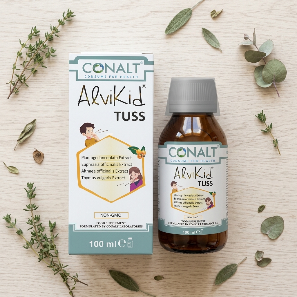 شراب كونالت الفيكيد توس مكمل عشبي لصحة الجهاز التنفسي وتهدئة السعال (100 مل) - الصورة 2