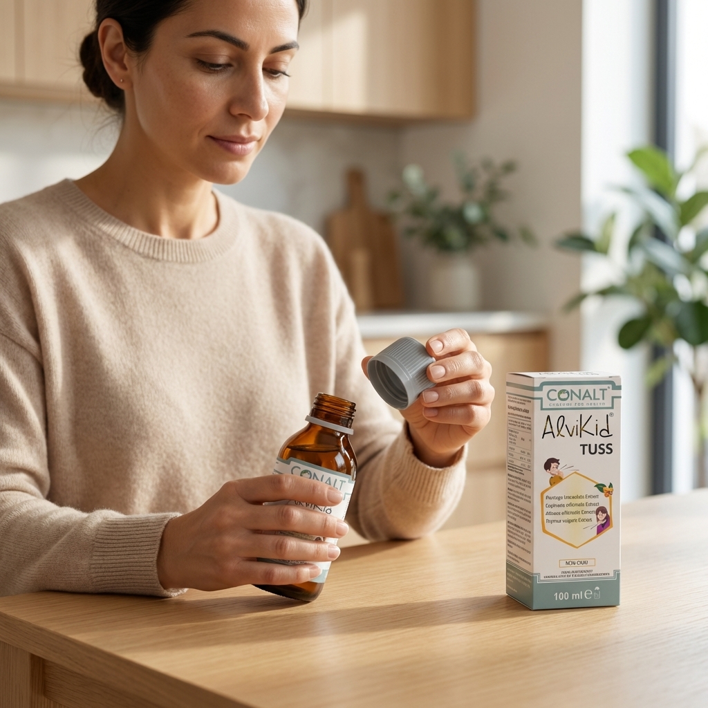 شراب كونالت الفيكيد توس مكمل عشبي لصحة الجهاز التنفسي وتهدئة السعال (100 مل) - الصورة 5