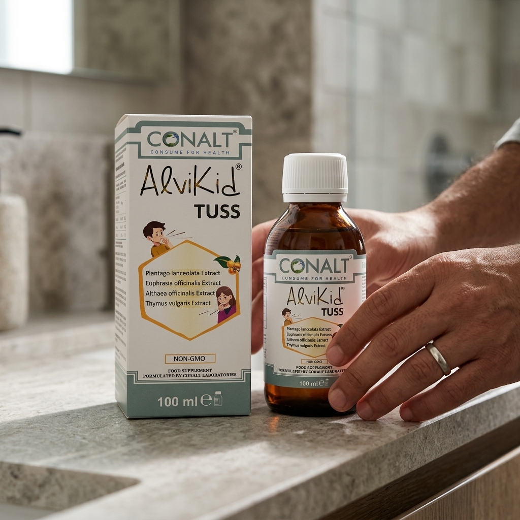 شراب كونالت الفيكيد توس مكمل عشبي لصحة الجهاز التنفسي وتهدئة السعال (100 مل) - الصورة 3