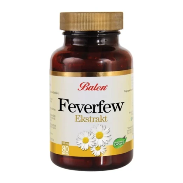 كبسولات مستخلص Feverfew من بالين – 80 كبسولة (455 ملغ)