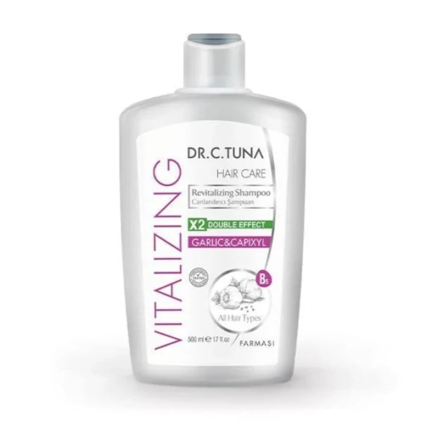 Dr. C. Tuna Vitalizing Garlic & Capixyl Shampoo (500 Ml)