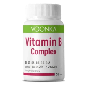 Voonka Vitamin B Complex – 62 Tablets