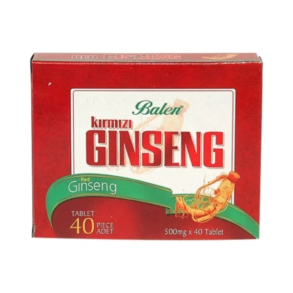 Balen Red Ginseng Tablets – 40 Tablets (500 Mg)