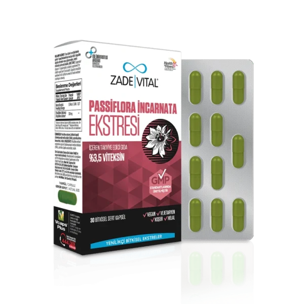 زاد فيتال خلاصة زهرة الآلام (Passiflora Incarnata) – 30 كبسولة هلامية