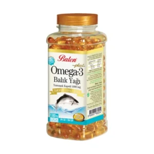 Balen Omega 3 Fish Oil Softgel – 1000 Mg (100 Capsules)