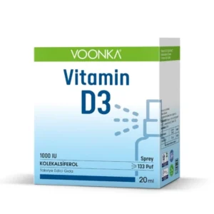 Voonka Vitamin D3 1000 IU Spray – 20 Ml