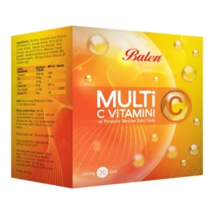 Balen Multi-C Vitamin C And Propolis – 3000 Mg (30 Sachets)
