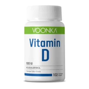Voonka Vitamin D3 – 1000 Iu (60 Softgel Capsules)