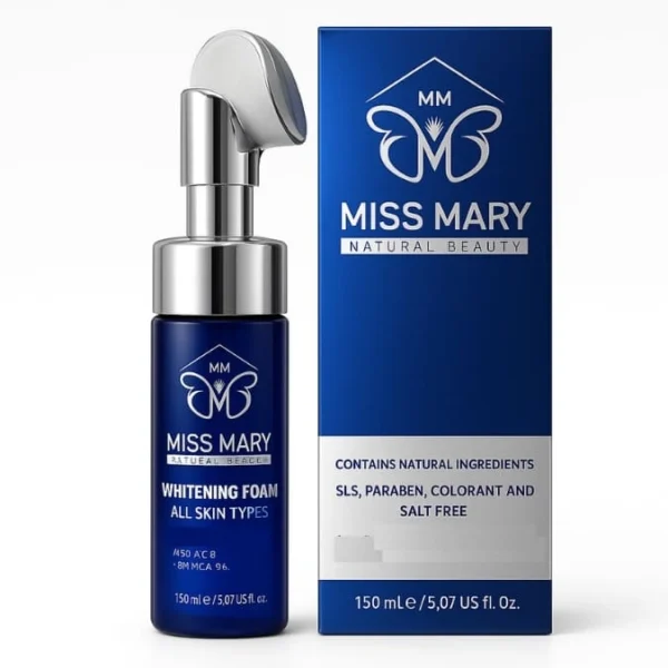 غسول MISS MARY الرغوي لتفتيح البشرة – 150 مل