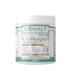 Conalt Pro All Collagen Ultimate Formula tub (450g) showing Tropical Fruit flavor and ingredients: Collagen, Elastin, Biotin, and CoQ10.