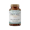 Conalt Pro All bottle (60 capsules) labeled "Hair, Skin & Nail" showing medical cross symbol and beauty design.