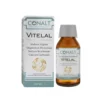 Conalt Vitelal 200ml bottle showing ingredients Sodium Alginate and minerals with a stomach comfort logo.