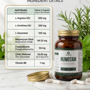مكمل نوتروند نموتام (Nutrond Numotam) أحماض أمينية ومعادن لدعم النمو البدني والطول وتحفيز هرمون النمو الطبيعي (30 كبسولة) - الصورة 4